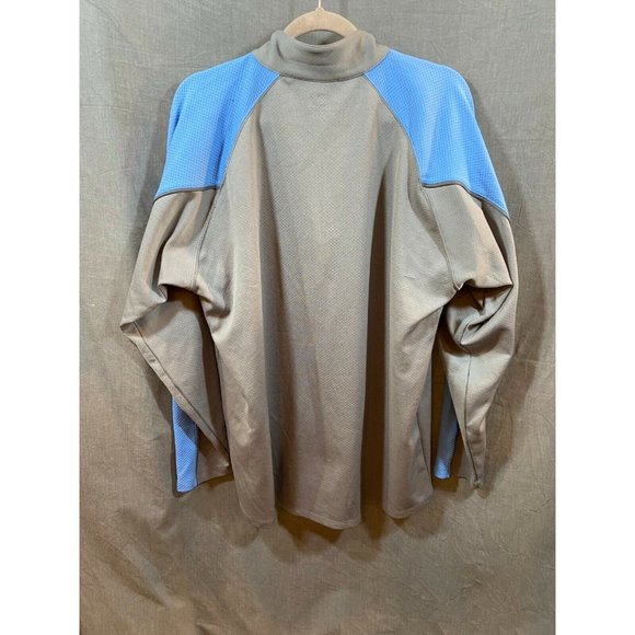 Holloway Shirt Adult Extra Large Gray Blue 1/4 Zip Sweatshirt Mens.‎ - Picture 5 of 8